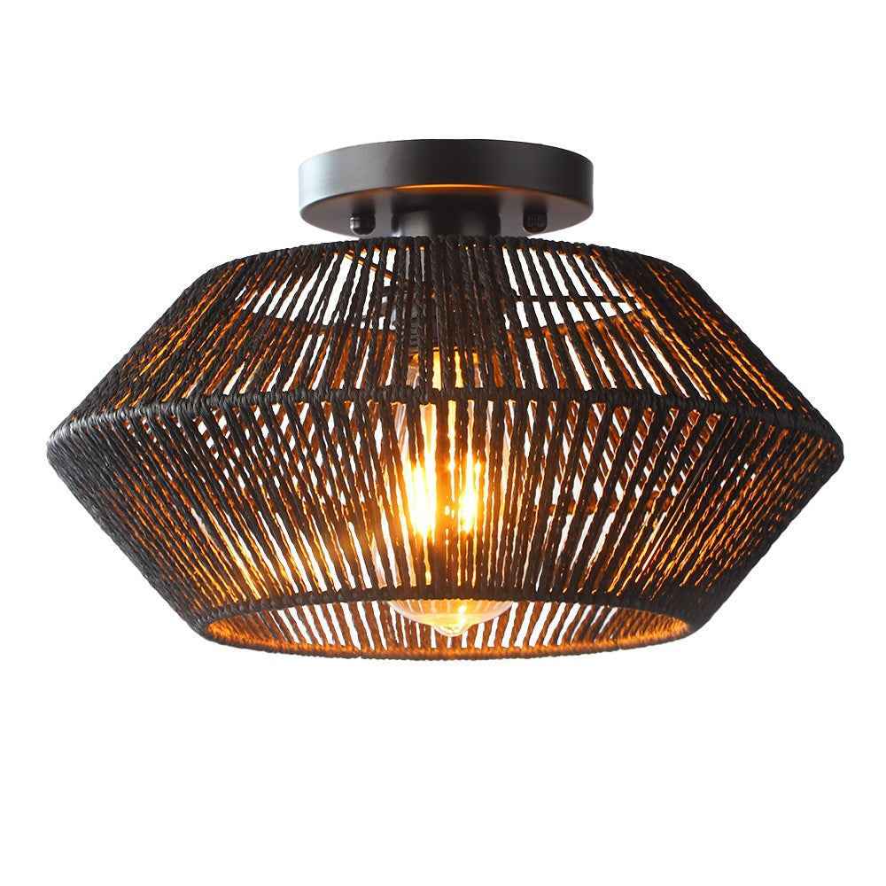 Bamboo Woven Ceiling Light | Handcrafted Design for Modern Interiors 0