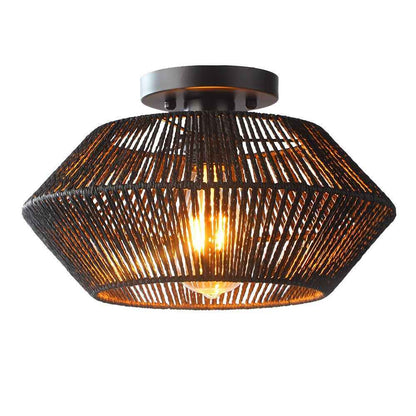 Bamboo Woven Ceiling Light | Handcrafted Design for Modern Interiors 0