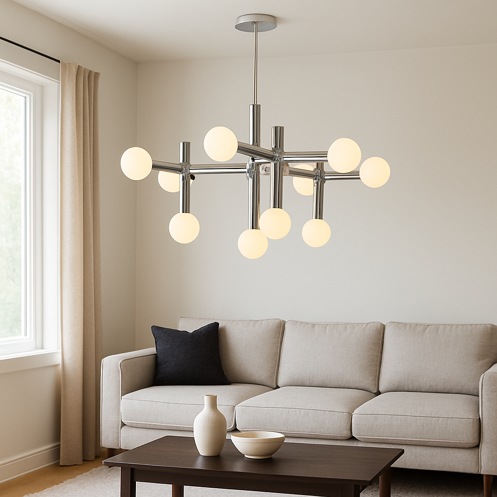 Bauhaus Chandelier | Artistic Metal Design for Modern Interiors 1
