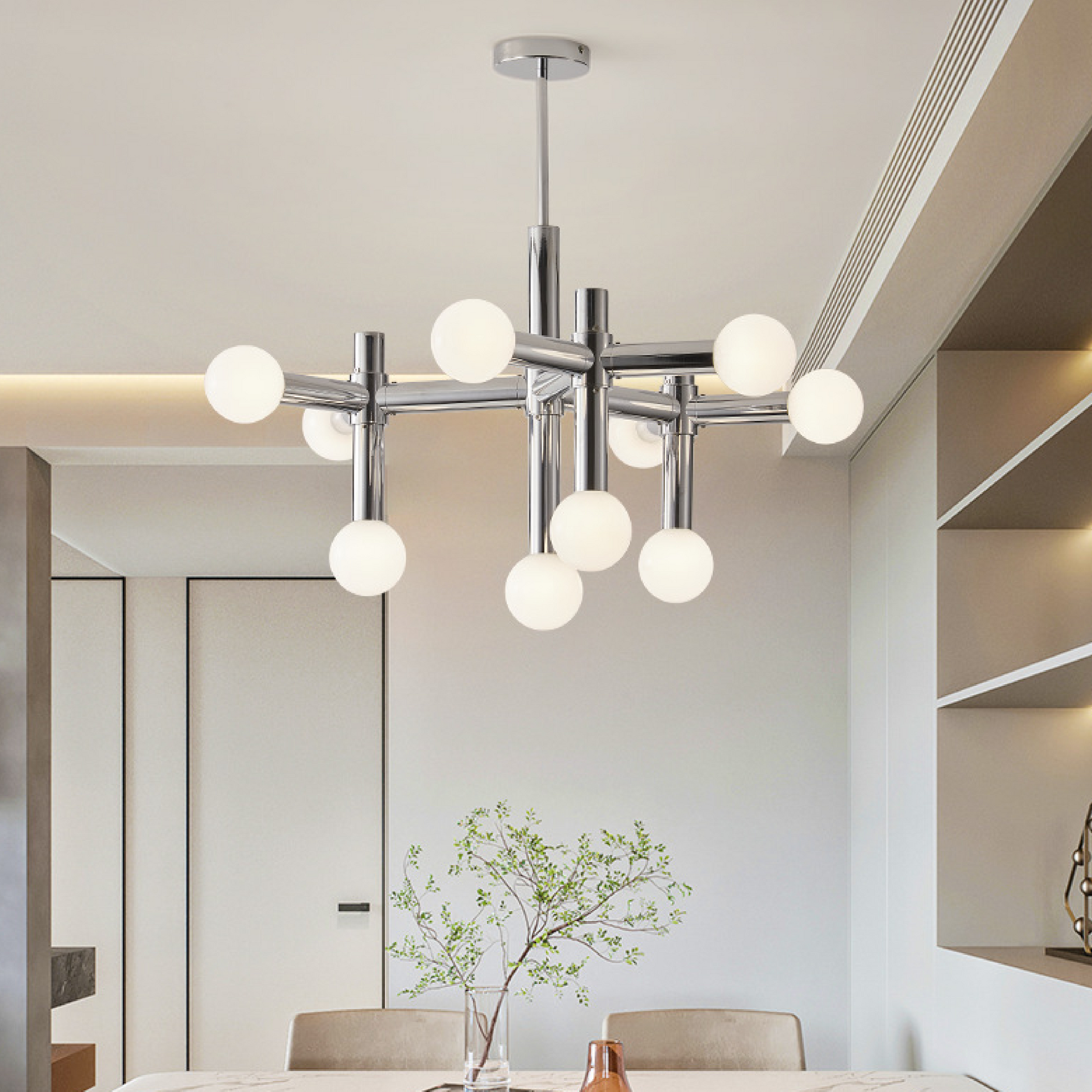 Bauhaus Chandelier | Artistic Metal Design for Modern Interiors 4