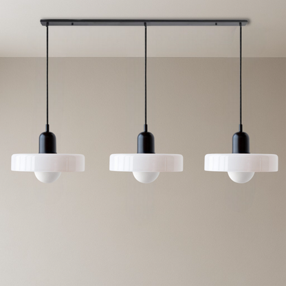 Bauhaus Pendant Lamp | 3-Head Colored Glass Design for Modern Pendant Lighting 0