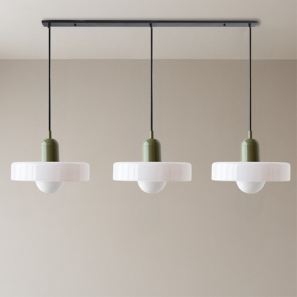 Bauhaus Pendant Lamp | 3-Head Colored Glass Design for Modern Pendant Lighting 14