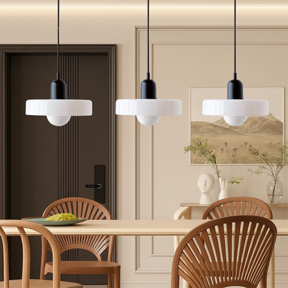 Bauhaus Pendant Lamp | 3-Head Colored Glass Design for Modern Pendant Lighting 7