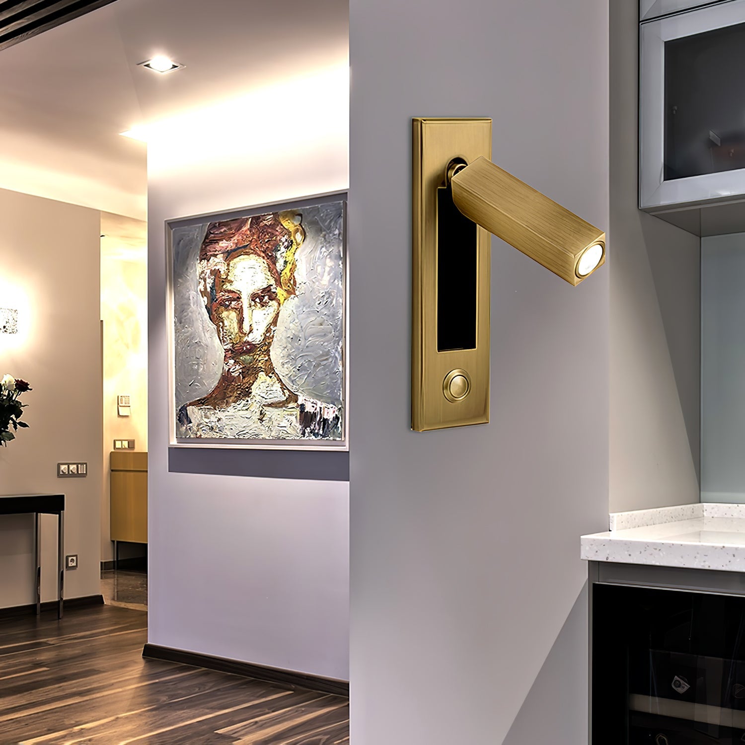 Adjustable Wall Sconce | LED Lighting with Space-Saving Design 7
