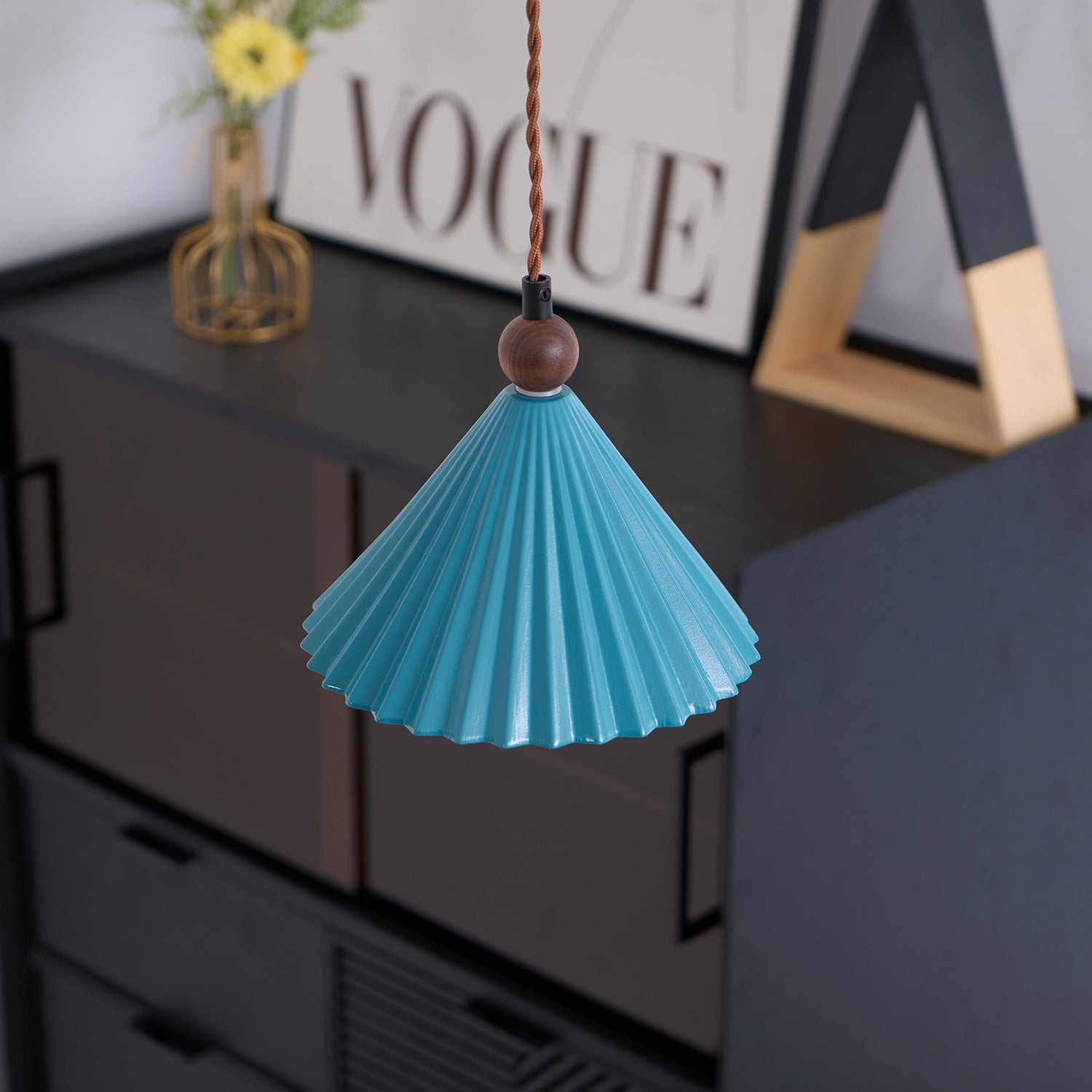 Black Pendant Light | Elegant Dimmable Design for Kitchen and Living Spaces 3