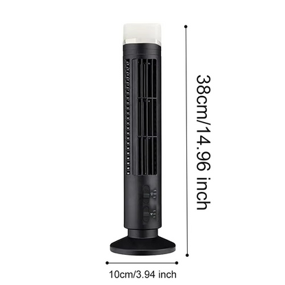 Bladeless Desktop Fan | Compact USB Desk Fan with Two Speed Settings 3