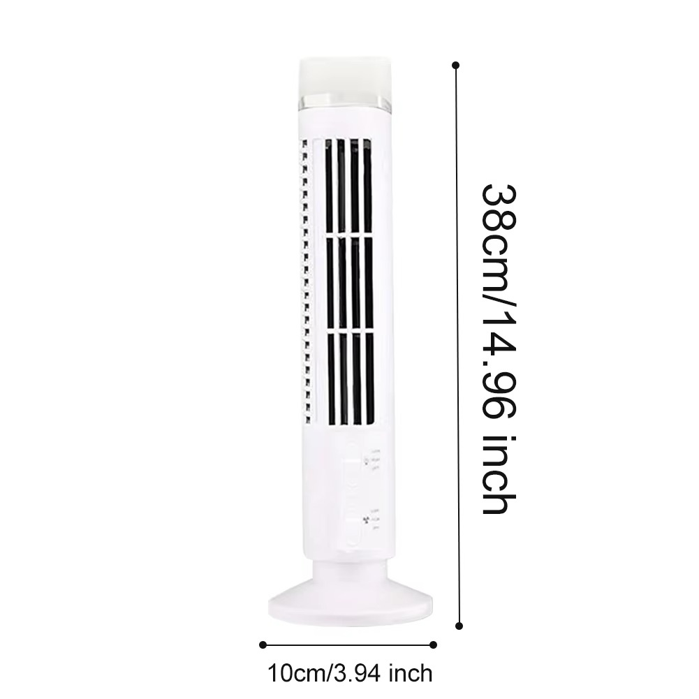 Bladeless Desktop Fan | Compact USB Desk Fan with Two Speed Settings 4