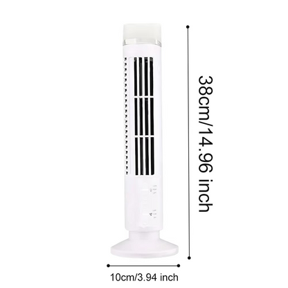 Bladeless Desktop Fan | Compact USB Desk Fan with Two Speed Settings 4
