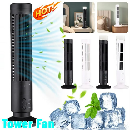 Bladeless Desktop Fan | Compact USB Desk Fan with Two Speed Settings 6
