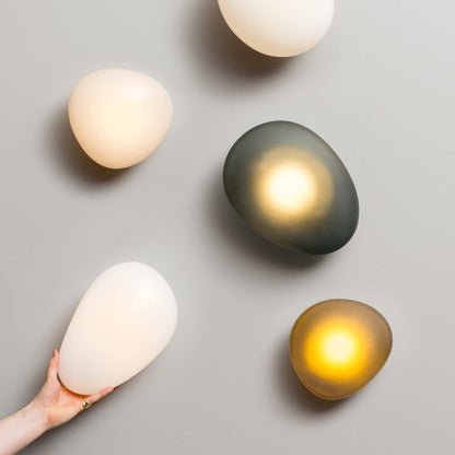 Bubble Glass Wall Sconce | Sculptural Design with Integrated LED Lighting 7