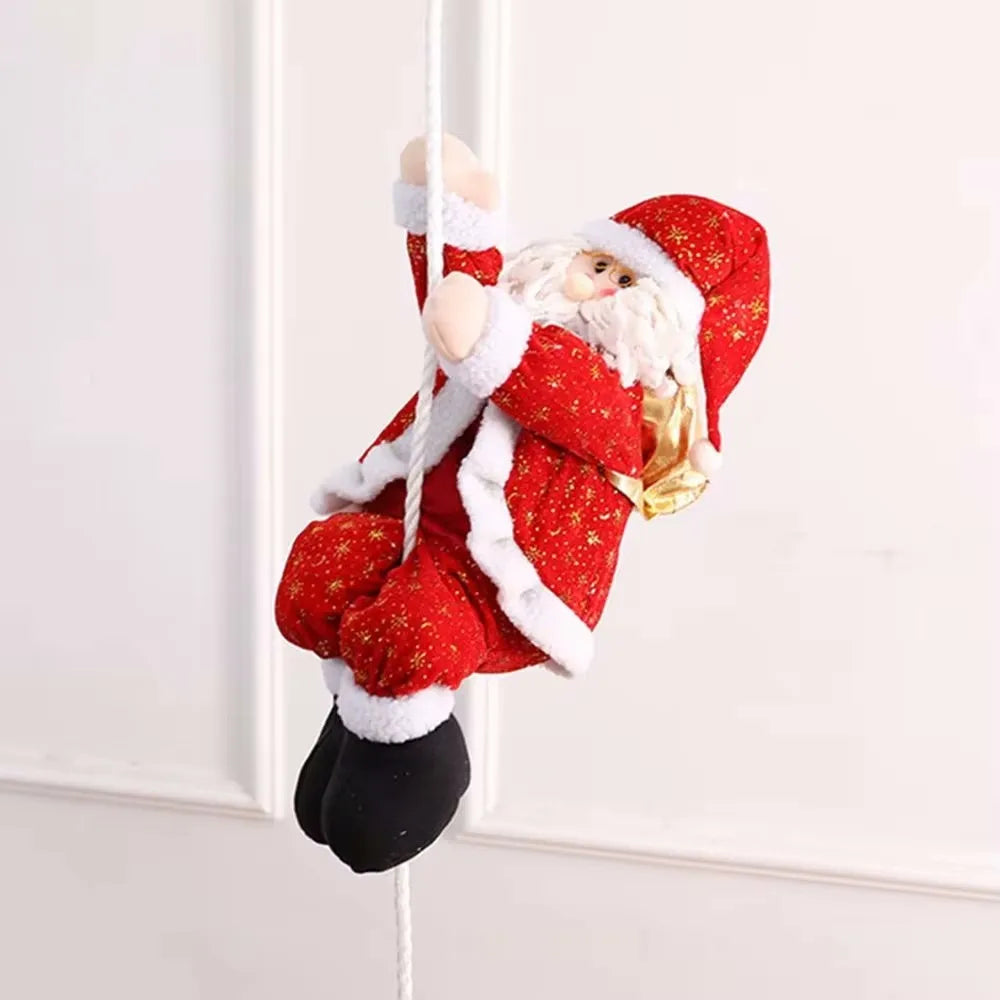 Cartoon Santa Claus Pendant Decoration | Playful Climbing Design 2