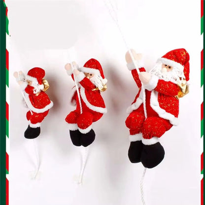 Cartoon Santa Claus Pendant Decoration | Playful Climbing Design 3