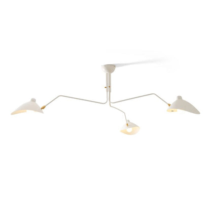 Three Arm Ceiling Lamp | Dynamic Sculptural Design for LED and Edison Bulbs 11