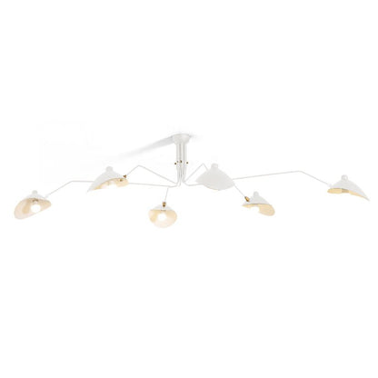 Three Arm Ceiling Lamp | Dynamic Sculptural Design for LED and Edison Bulbs 10