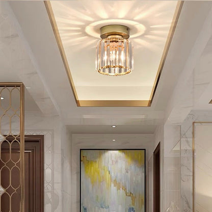 Ceiling Light Fixture | Elegant Crystal Flush Mount Design 8