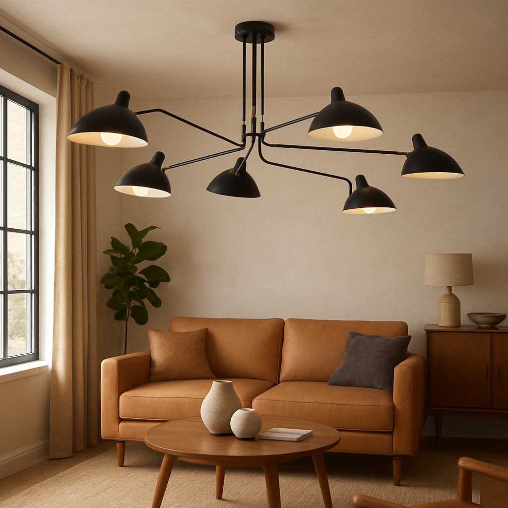 Ceiling Light Fixture | Modern Design Inspired by Mid-Century Aesthetics 0