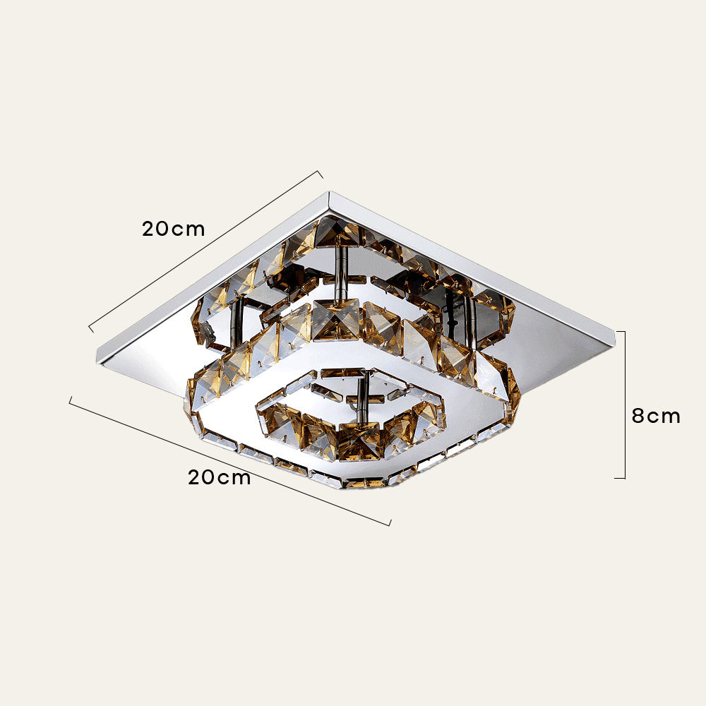 Ceiling Light | Elegant Crystal LED Flush Mount Fixture 3