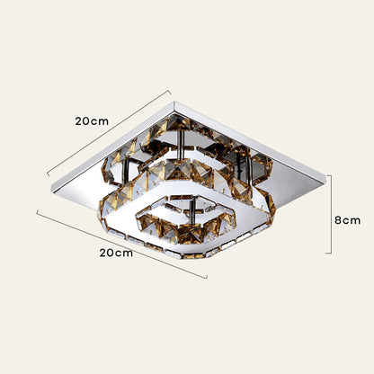 Ceiling Light | Elegant Crystal LED Flush Mount Fixture 3