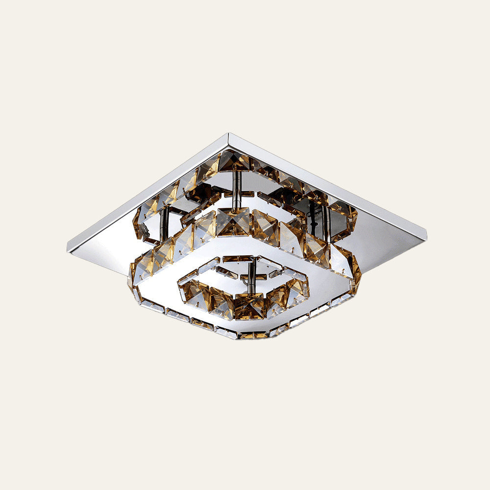 Ceiling Light | Elegant Crystal LED Flush Mount Fixture 4