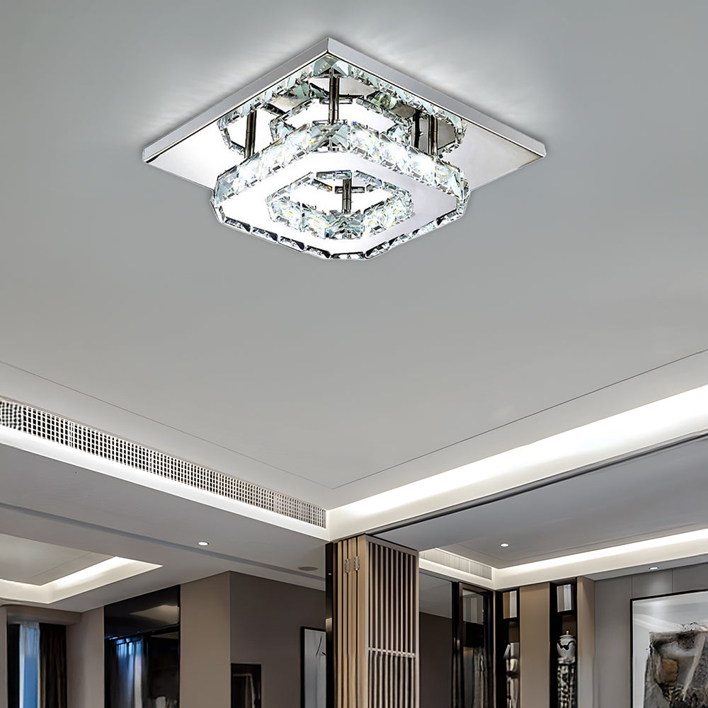 Ceiling Light | Elegant Crystal LED Flush Mount Fixture 5
