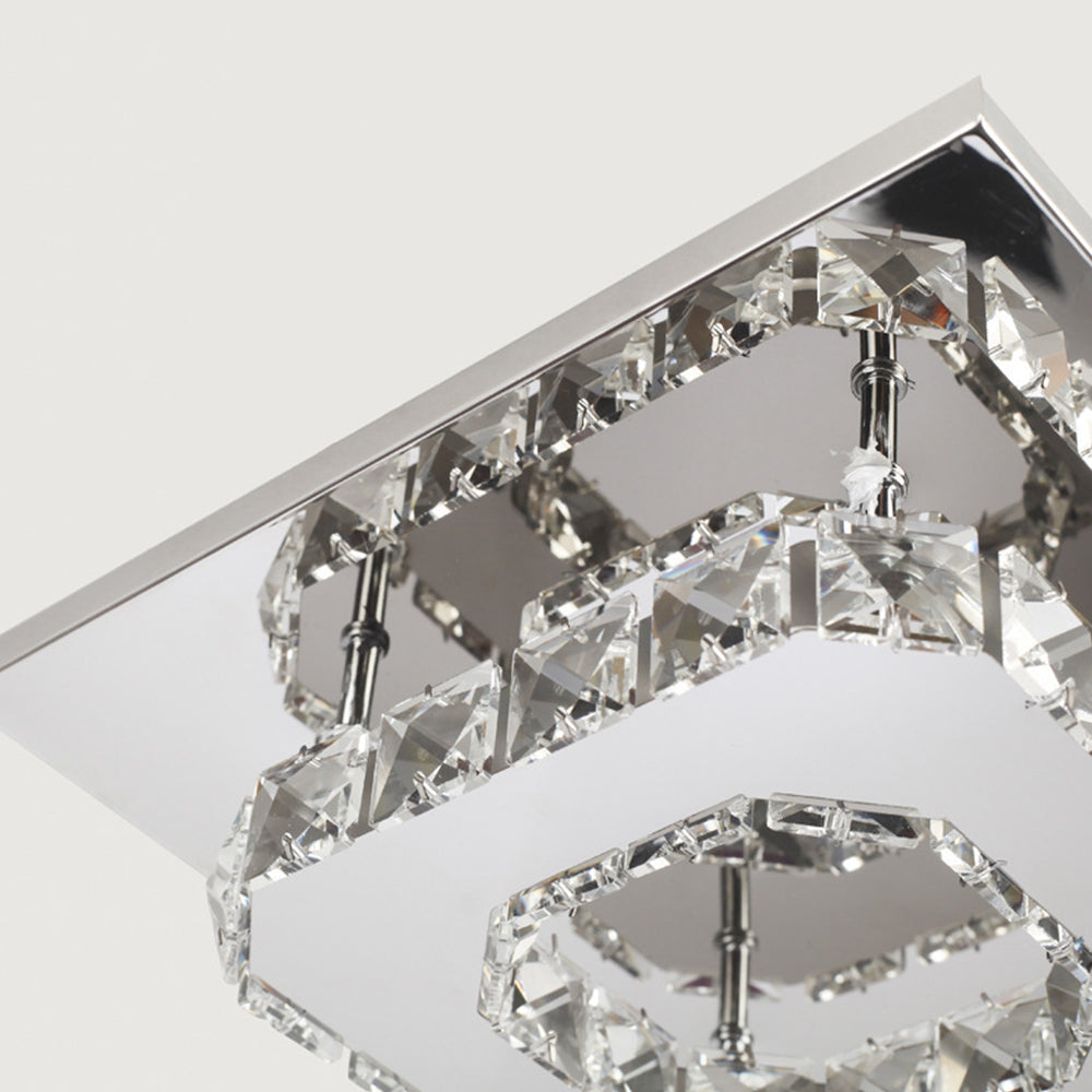 Ceiling Light | Elegant Crystal LED Flush Mount Fixture 6