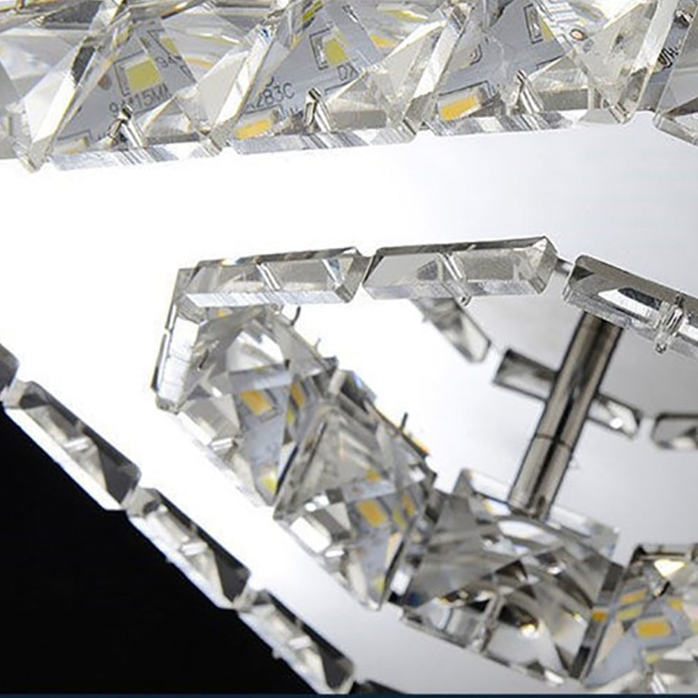 Ceiling Light | Elegant Crystal LED Flush Mount Fixture 7
