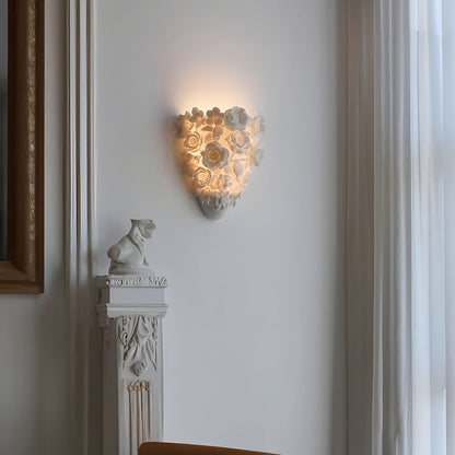 Ceramic Flower Wall Sconce | Elegant Design with Soft LED Lighting 2