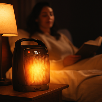 Ceramic Space Heater | Remote-Controlled Electric Heater for Fast Heating 4