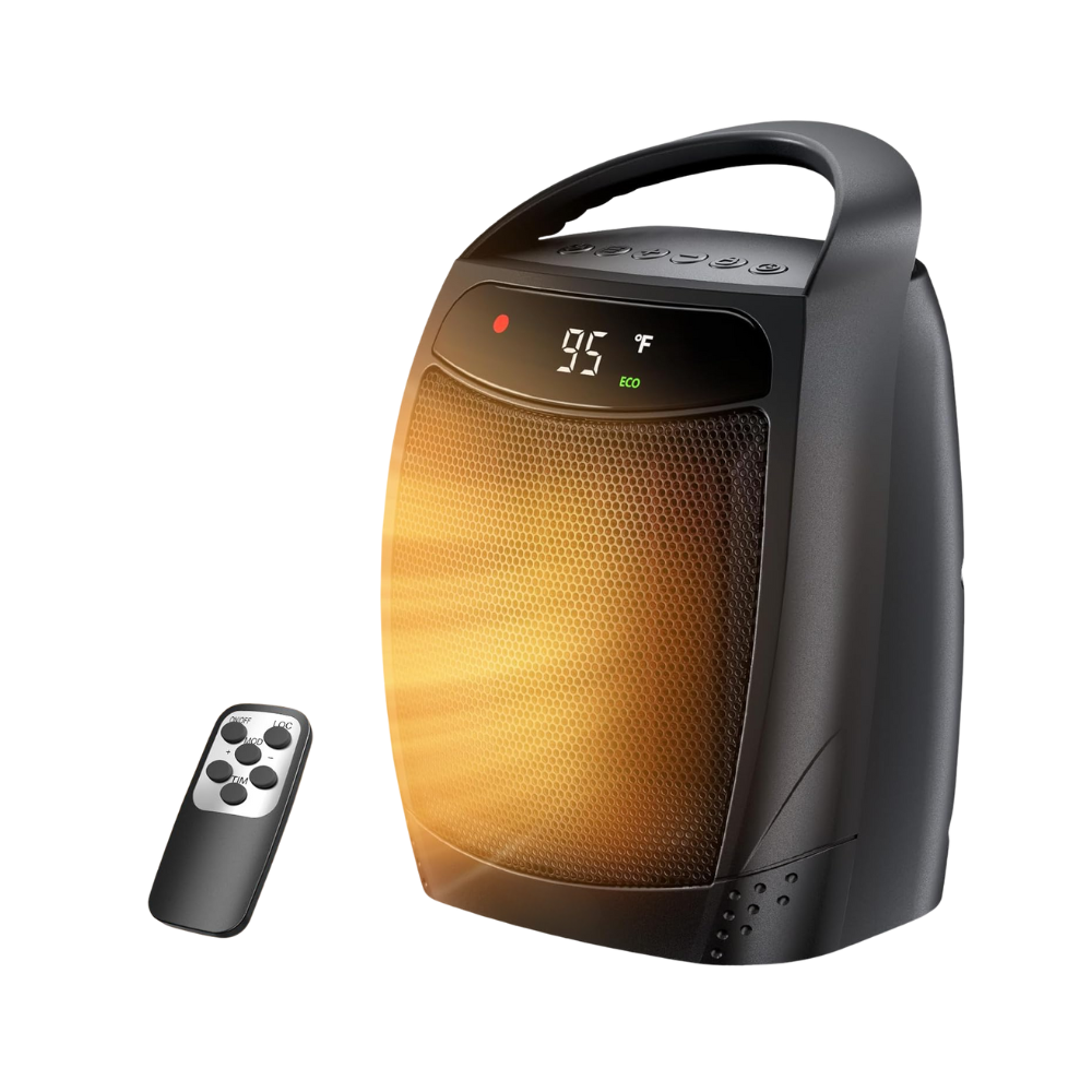 Ceramic Space Heater | Remote-Controlled Electric Heater for Fast Heating 5