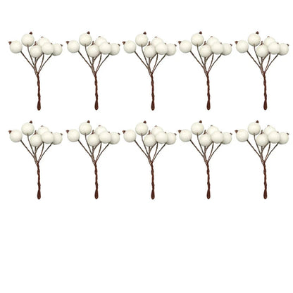 Christmas Berries Bundle | Realistic Imitation Decorative Accents 6