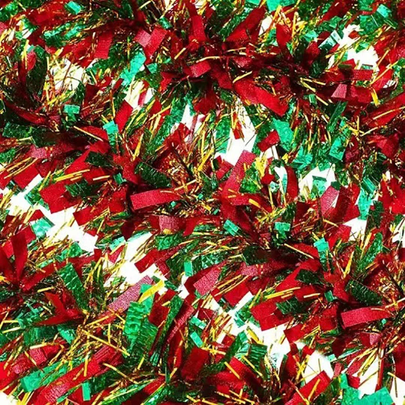 Christmas Garland | 16.4ft LED Decor with Metallic Sheen 0