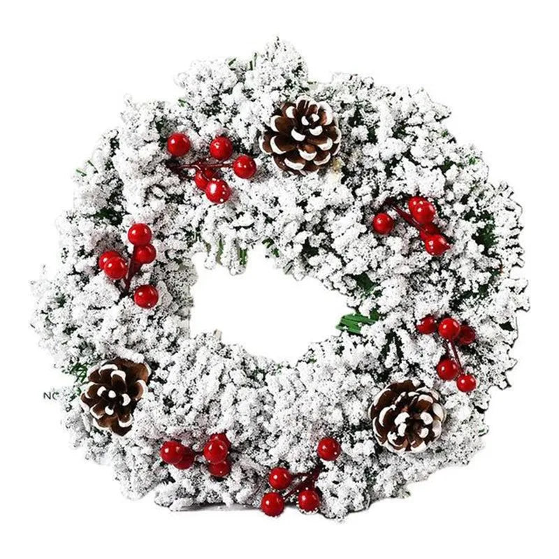 Christmas Pendant Wreath | Festive Artificial Decoration for Home 1