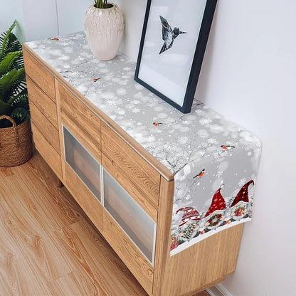Christmas Table Runner | Elegant Snowflake Design for Festive Decor 4