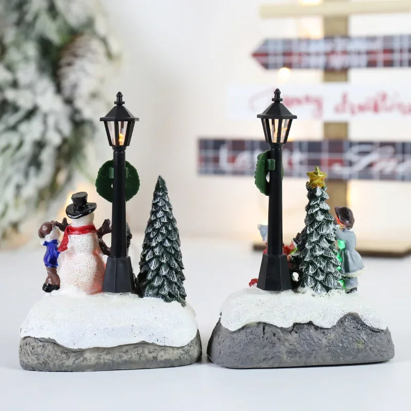 Christmas Village Decoration | LED Illuminated Festive Landscape 2