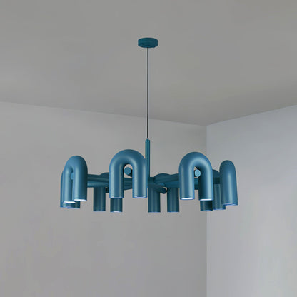 Cirkus Chandelier | Customizable U-Shape LED Lighting Fixture 24