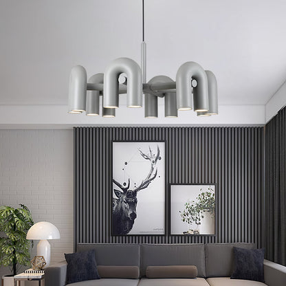 Cirkus Chandelier | Customizable U-Shape LED Lighting Fixture 9