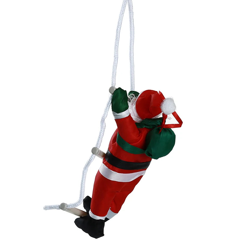 Climbing Christmas Ornament | Santa Claus Ladder Design 0