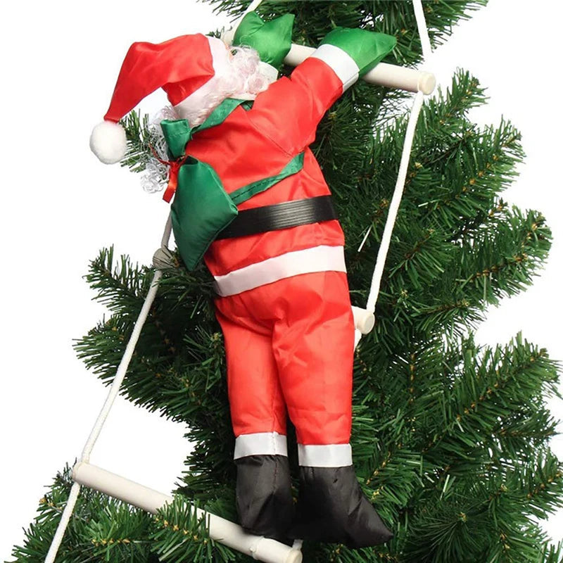 Climbing Christmas Ornament | Santa Claus Ladder Design 3
