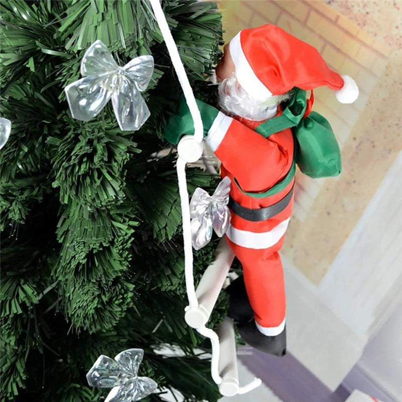 Climbing Christmas Ornament | Santa Claus Ladder Design 4