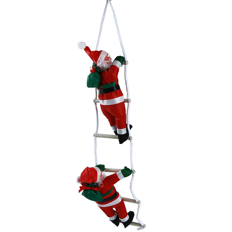 Climbing Christmas Ornament | Santa Claus Ladder Design 6