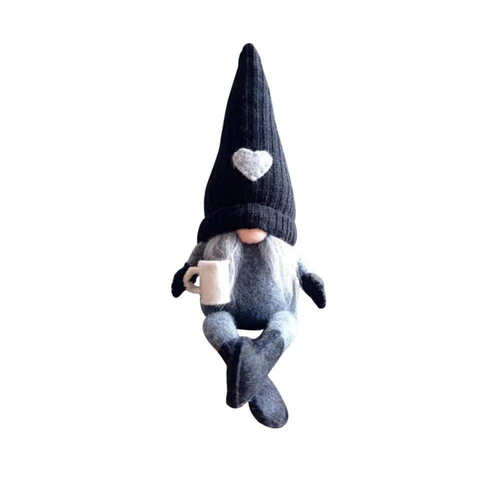 Coffee Gnomes Decoration | Adorable Knitted Figures for Cozy Spaces 0