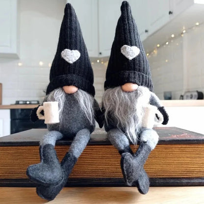 Coffee Gnomes Decoration | Adorable Knitted Figures for Cozy Spaces 1