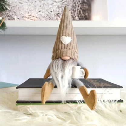 Coffee Gnomes Decoration | Adorable Knitted Figures for Cozy Spaces 5
