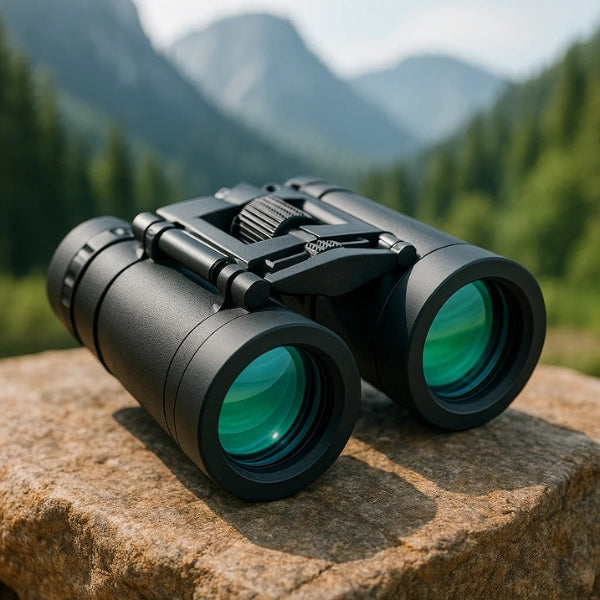 Compact Binoculars | 40x Zoom with Wide Field of View for Birdwatching and Travel 0