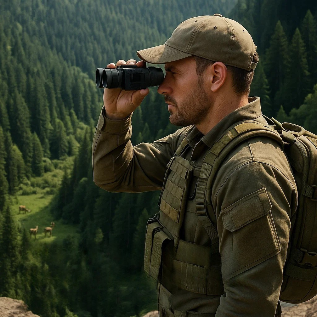 Compact Binoculars | 40x Zoom with Wide Field of View for Birdwatching and Travel 1