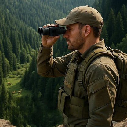 Compact Binoculars | 40x Zoom with Wide Field of View for Birdwatching and Travel 1