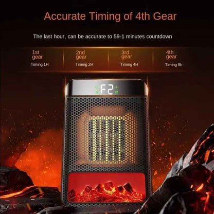 Compact Electric Space Heater | Portable Energy-Efficient Design with Adjustable Thermostat 3