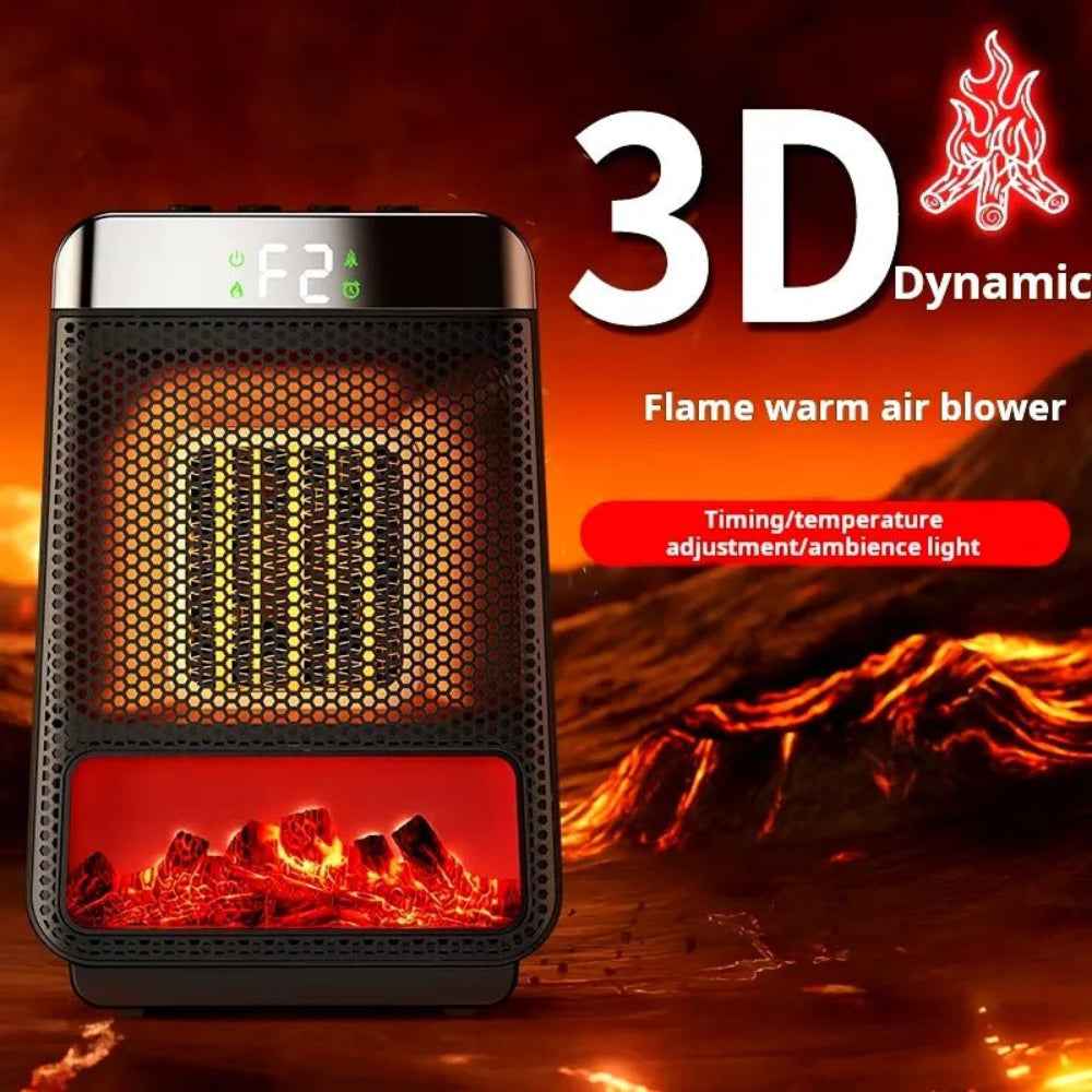 Compact Electric Space Heater | Portable Energy-Efficient Design with Adjustable Thermostat 4