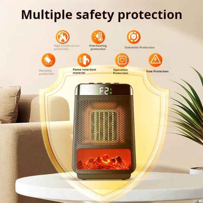 Compact Electric Space Heater | Portable Energy-Efficient Design with Adjustable Thermostat 5