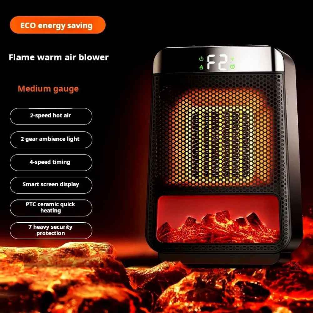 Compact Electric Space Heater | Portable Energy-Efficient Design with Adjustable Thermostat 6